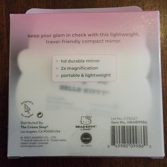 Hello Kitty Compact Mirror- New - Picture 2 of 2